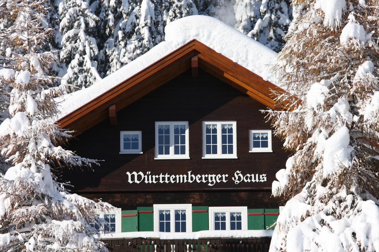 Wuerttemberger Haus - Huette Villa Hirschegg  Buitenkant foto