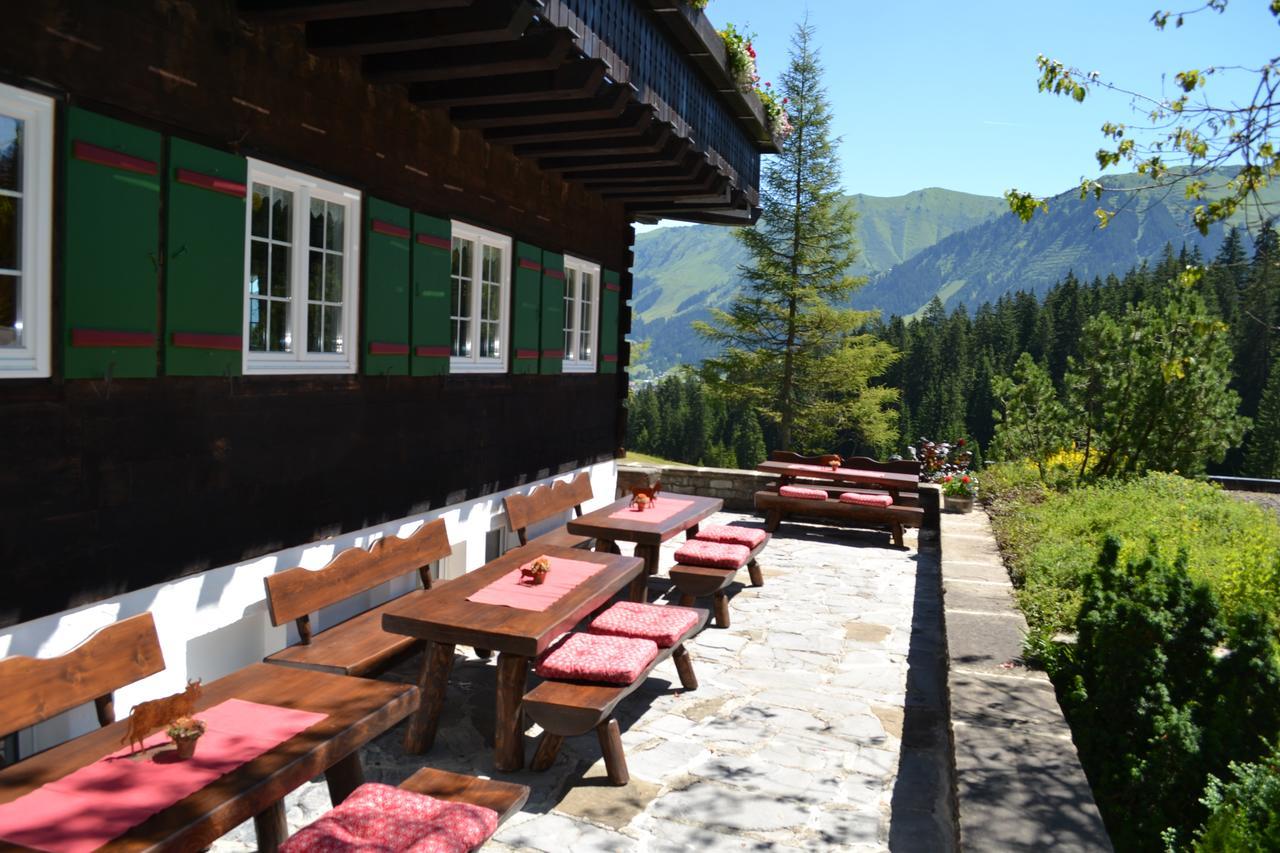 Wuerttemberger Haus - Huette Villa Hirschegg  Buitenkant foto