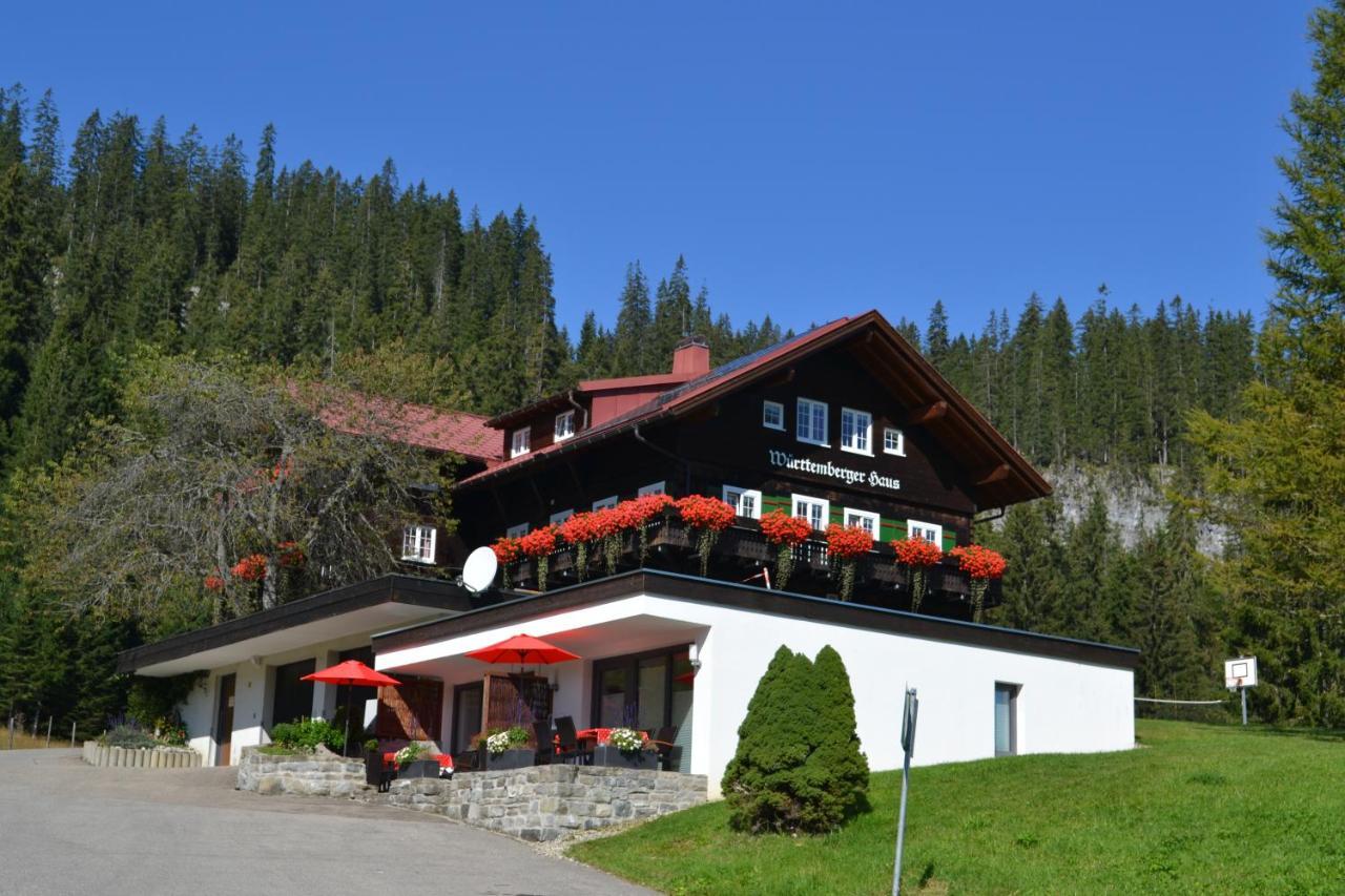 Wuerttemberger Haus - Huette Villa Hirschegg  Buitenkant foto