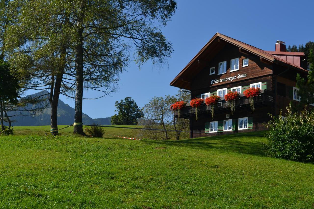 Wuerttemberger Haus - Huette Villa Hirschegg  Buitenkant foto