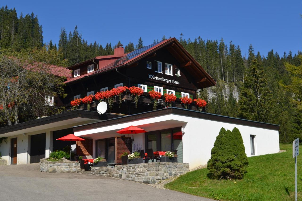 Wuerttemberger Haus - Huette Villa Hirschegg  Buitenkant foto